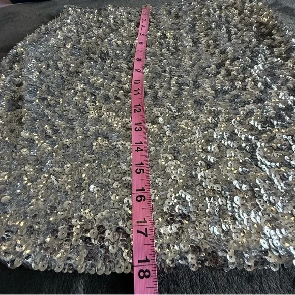 🌼 PrettyGuide Women's Sequin Skirt Stretchy Bodycon Sparkle - Picture 6 of 9